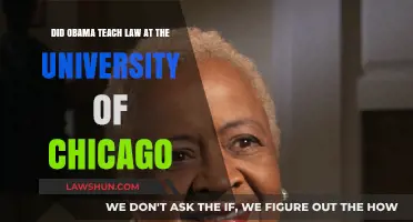Obama's Law Teaching Career at the University of Chicago