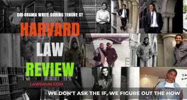 Obama's Harvard Law Review Tenure: Did He Write During His Presidency?