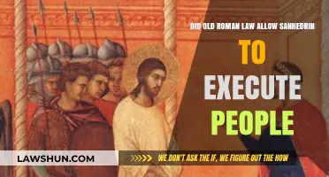 Roman Law vs. Sanhedrin: Execution Authority in Ancient Legal Systems