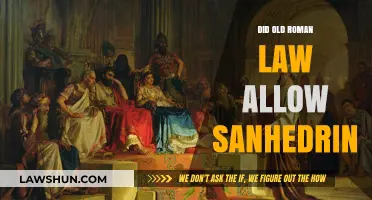 Exploring Ancient Legal Systems: Sanhedrin in Roman Law