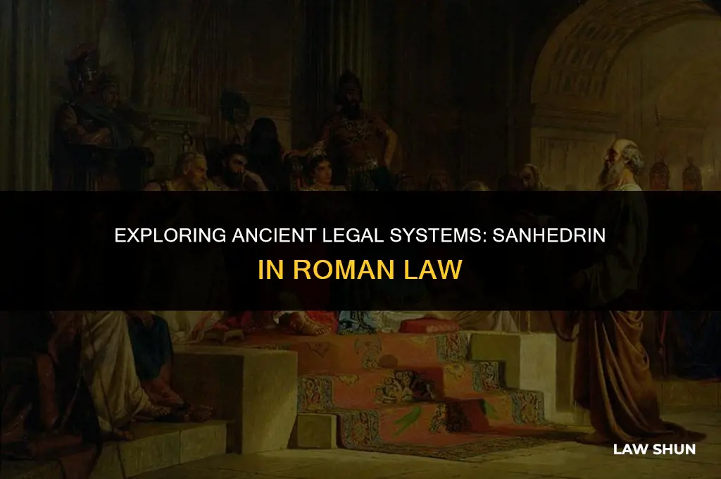did old roman law allow sanhedrin