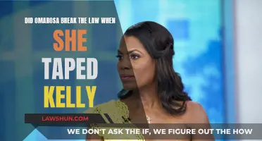 Omarosa's Secret Taping of Kelly: Legal or Not?