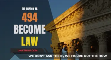 Oregon's SB 494: Law or Not?