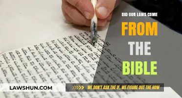 Did Our Laws Originate from the Bible? Exploring Legal and Religious Roots
