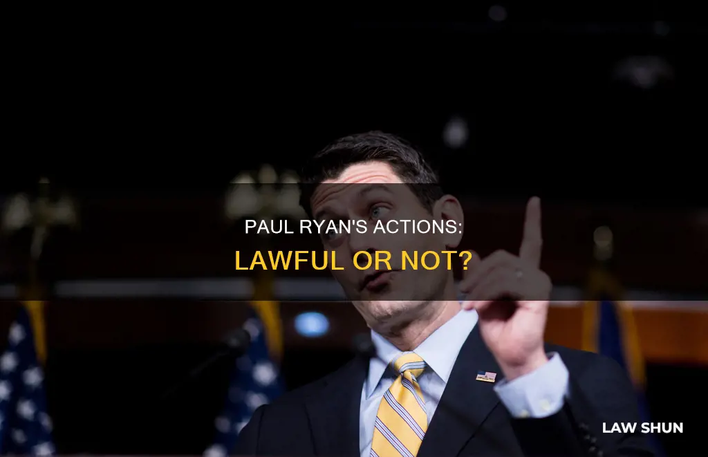 did paul ryan break the law