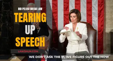 Pelosi's Speech Ripping: Lawful or Unlawful?