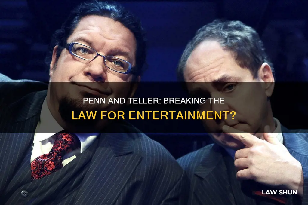 did penn and teller break the law in bullshit