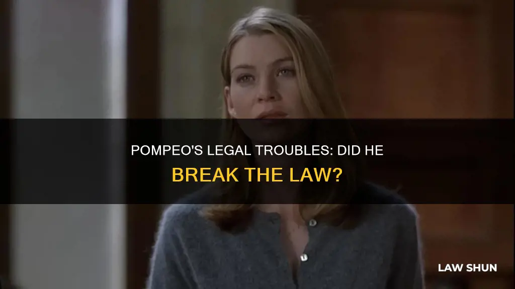 did pompeo break the law