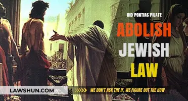 Pontius Pilate's Impact: Did He Abolish Jewish Law?