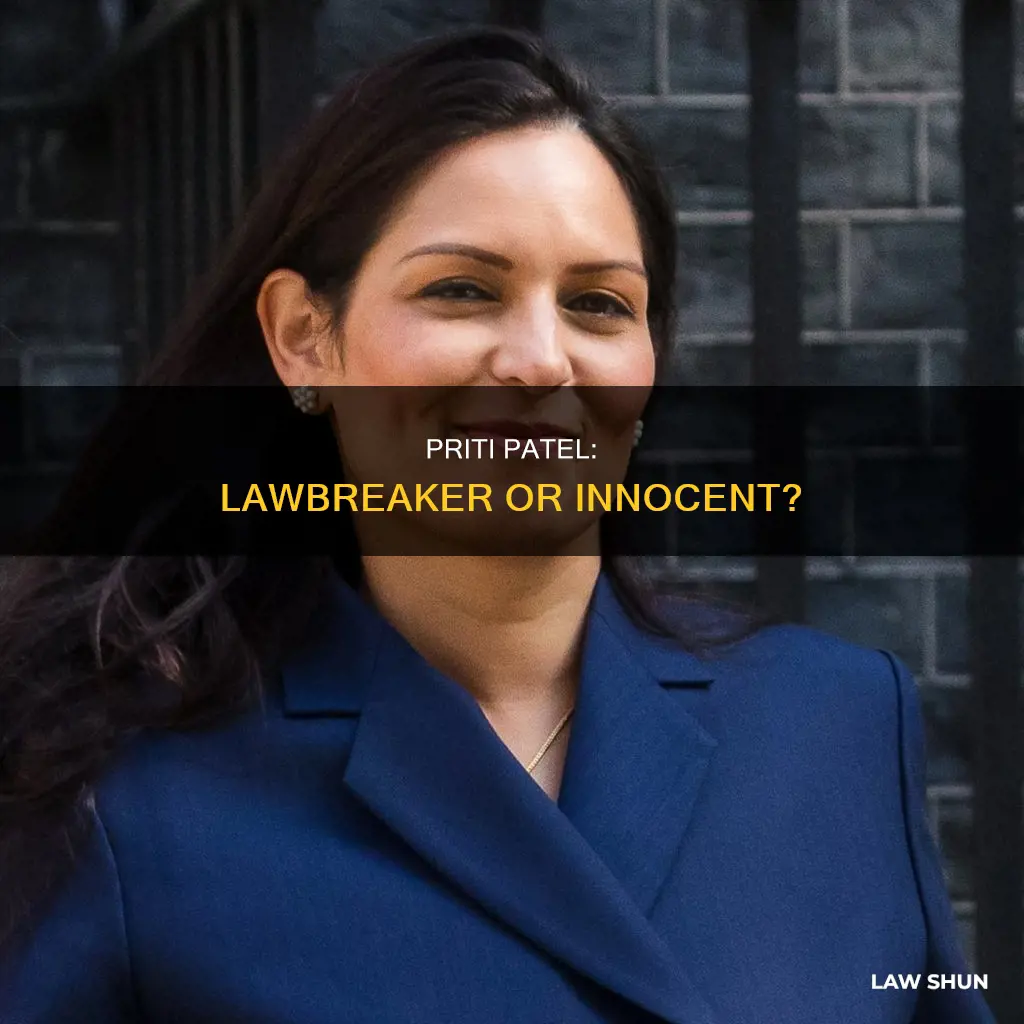 did priti patel break the law