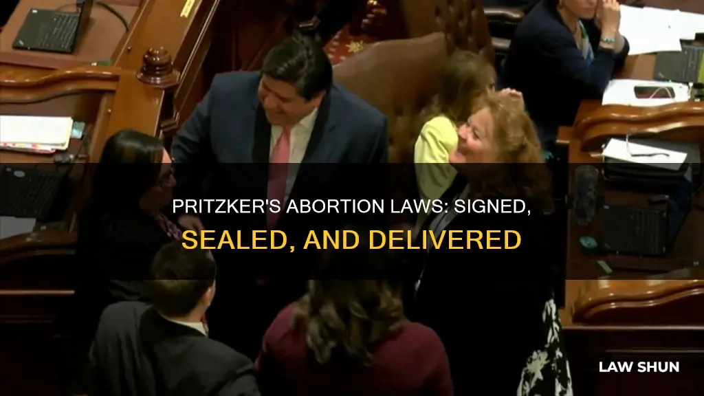 did pritxker signed abortion laws