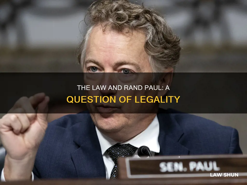 did rand paul break the law