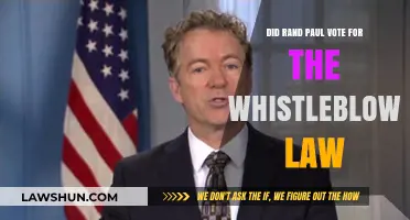 Rand Paul's Vote: Did He Support Whistleblower Protection Law?