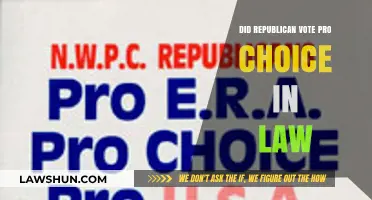 Republican Pro-Choice Votes: Unraveling the Party's Stance on Abortion Laws