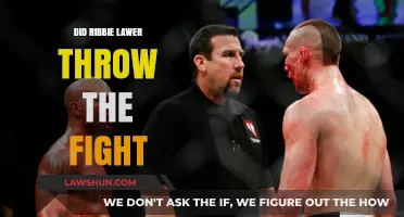 Did Ribbie Lawer Throw the Fight? Analyzing the Controversial Bout