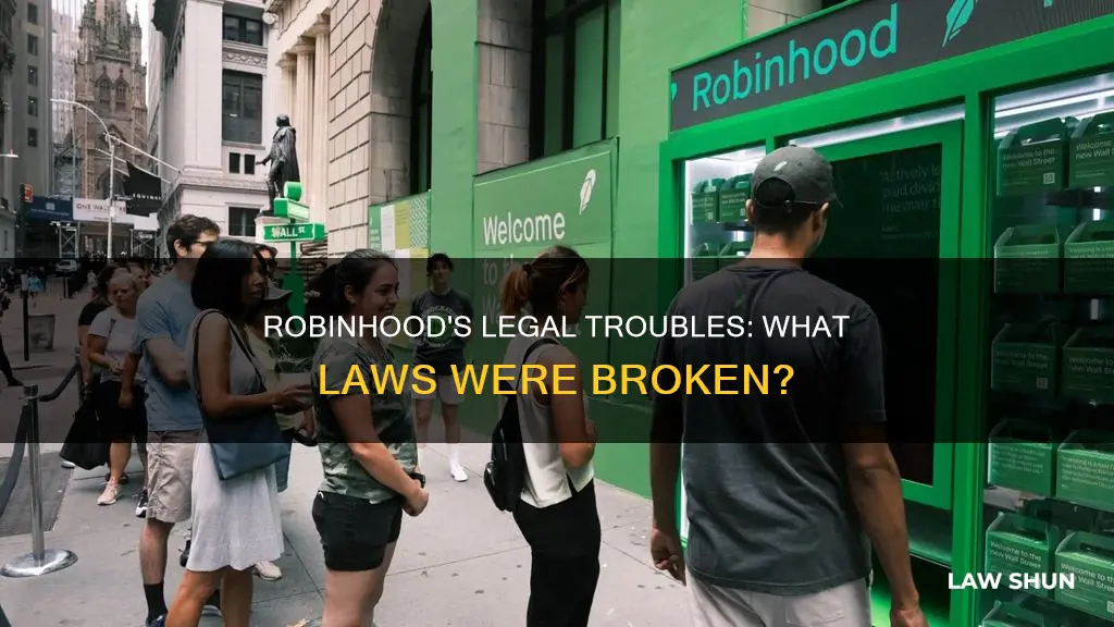 did robinhood break any laws