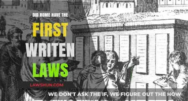 The Evolution of Written Laws: Rome's Legacy