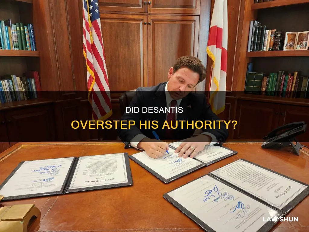 did ron desantis break the law