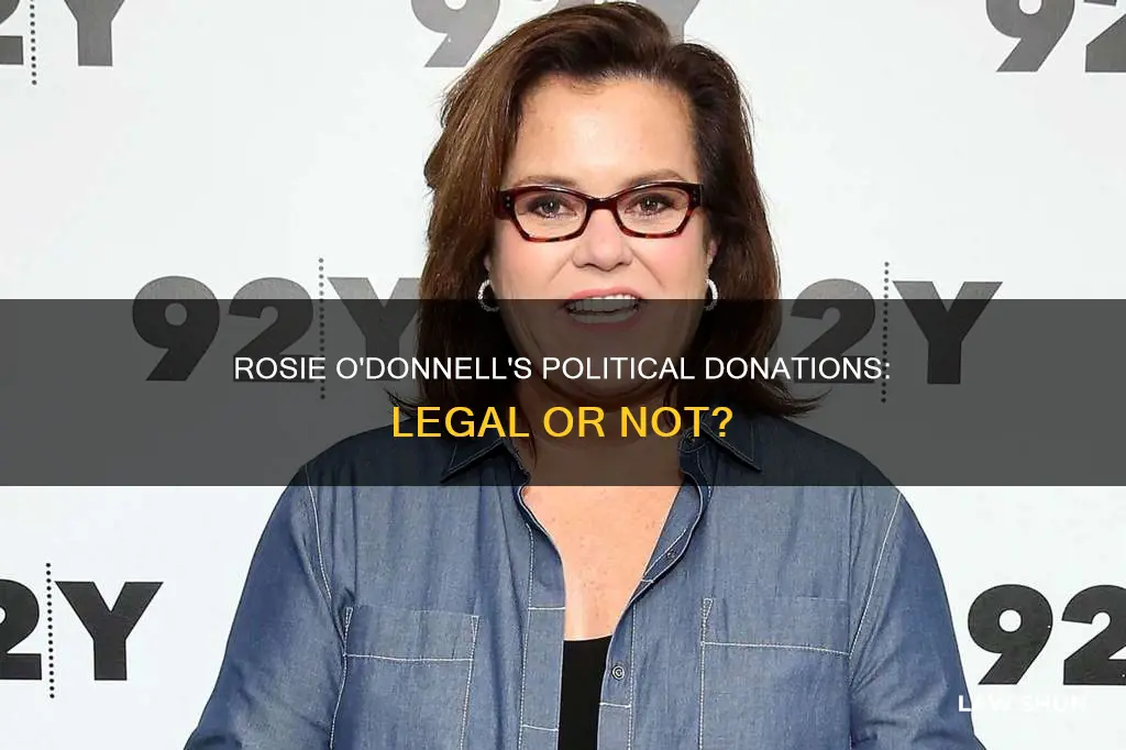 did rosie odennell break campaign finace laws