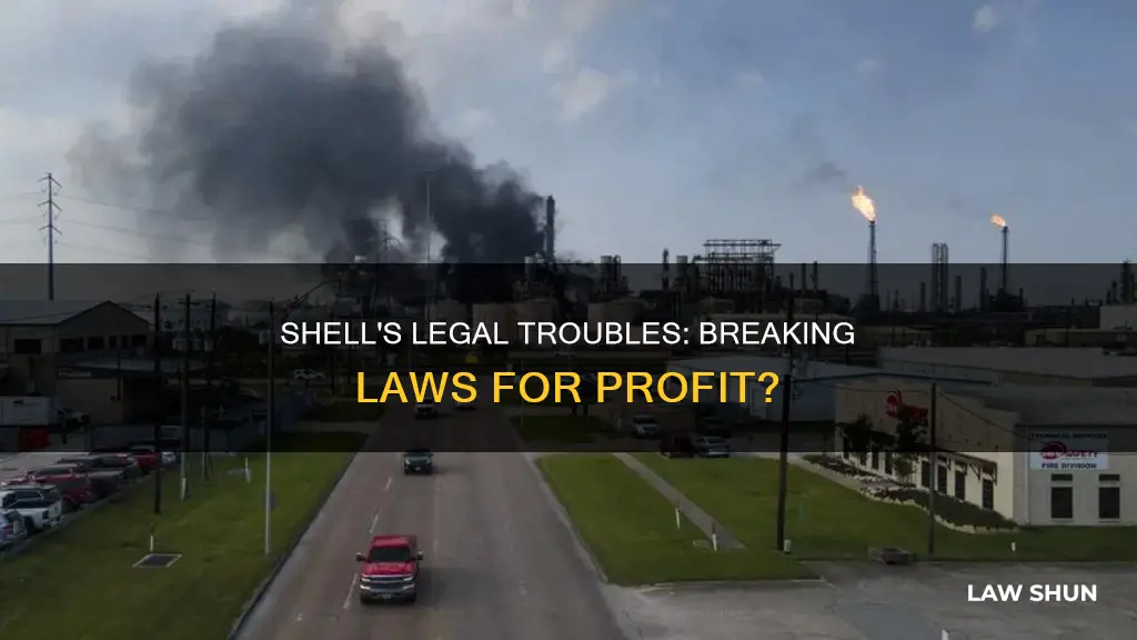 did royal dutch shell break the law