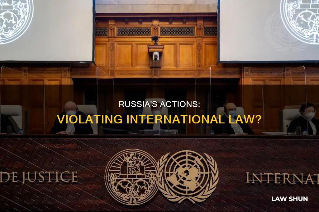 did russia break international law