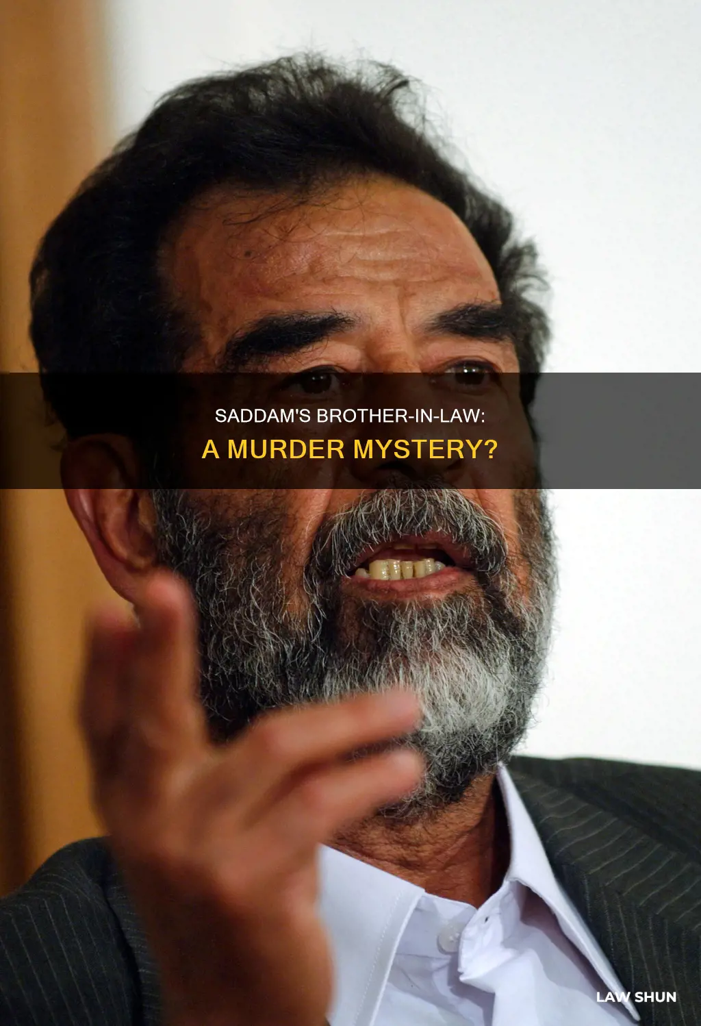 did saddam kill his brother in law