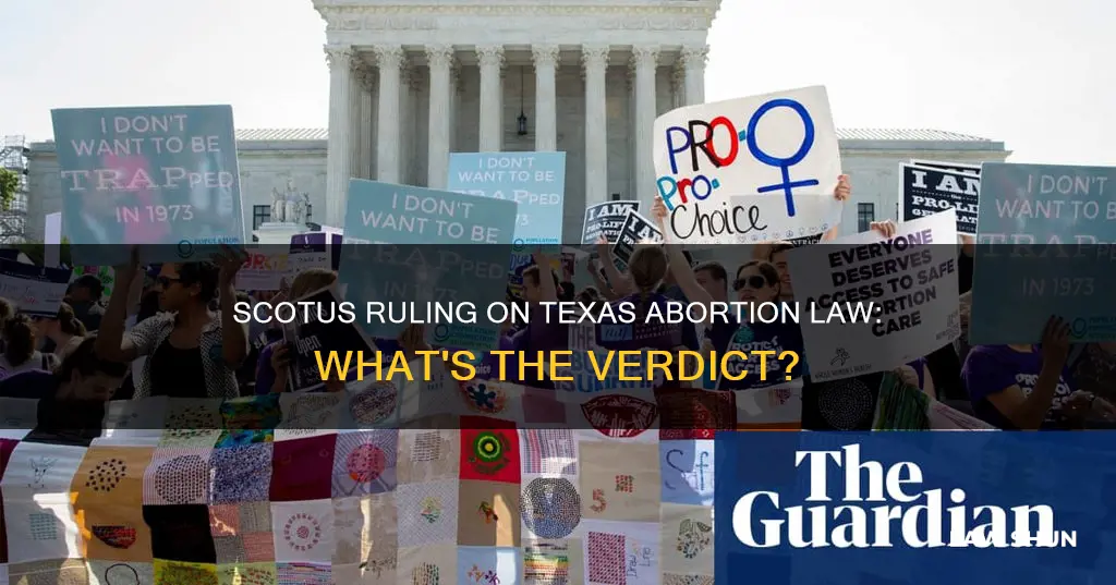 did scotus rule on texas abortion law