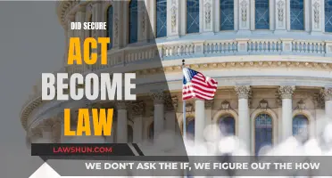 Secure Act: Law or Not?