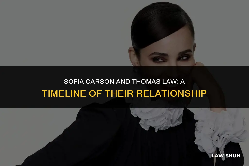 did sofia carson dating thomas law