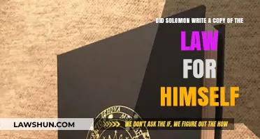 Did Solomon Write a Personal Copy of the Law?