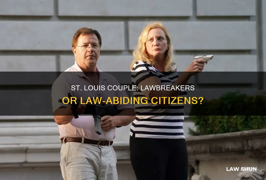 did st louis couple break any laws