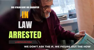 Stalin's Daughter-in-Law Arrest: Fact or Fiction?