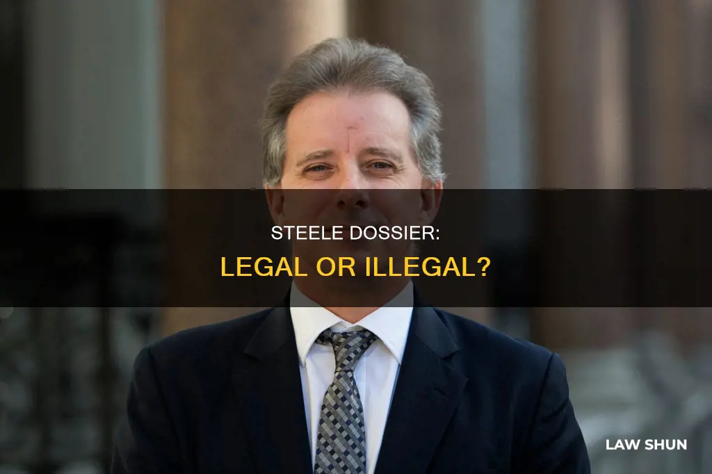 did steele dossier break laws