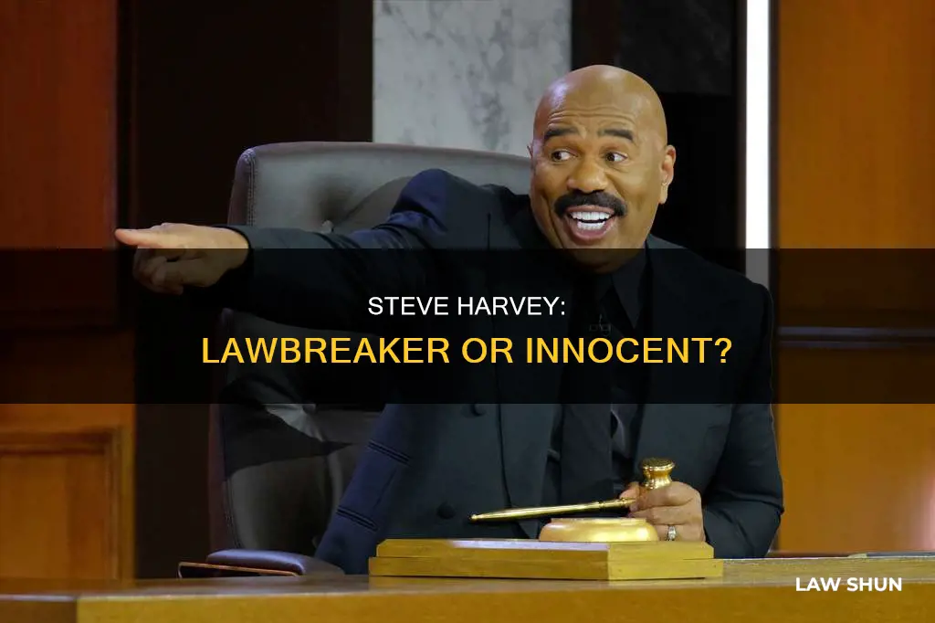 did steve harvey break the law