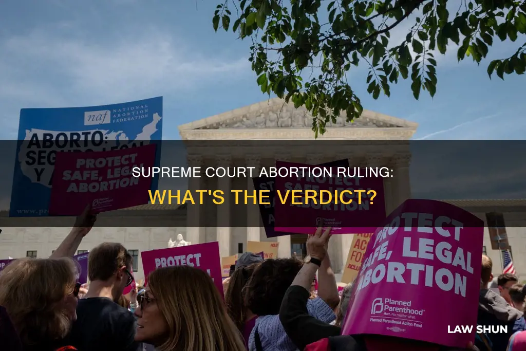 did supreme court rule on abortion law