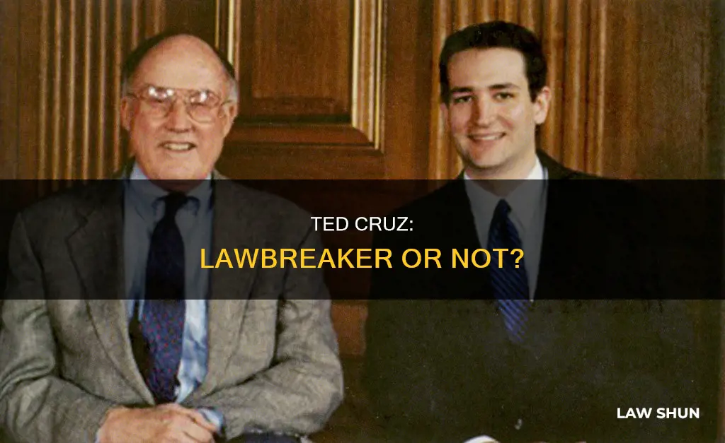 did ted cruz break the law