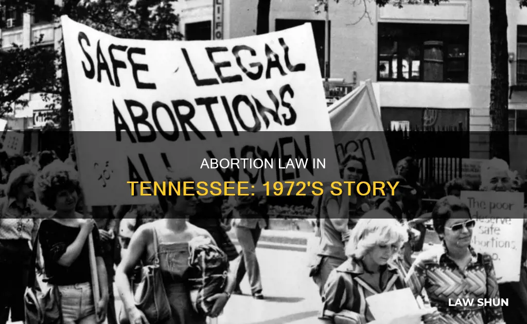 did tenn have abortion law in 1972