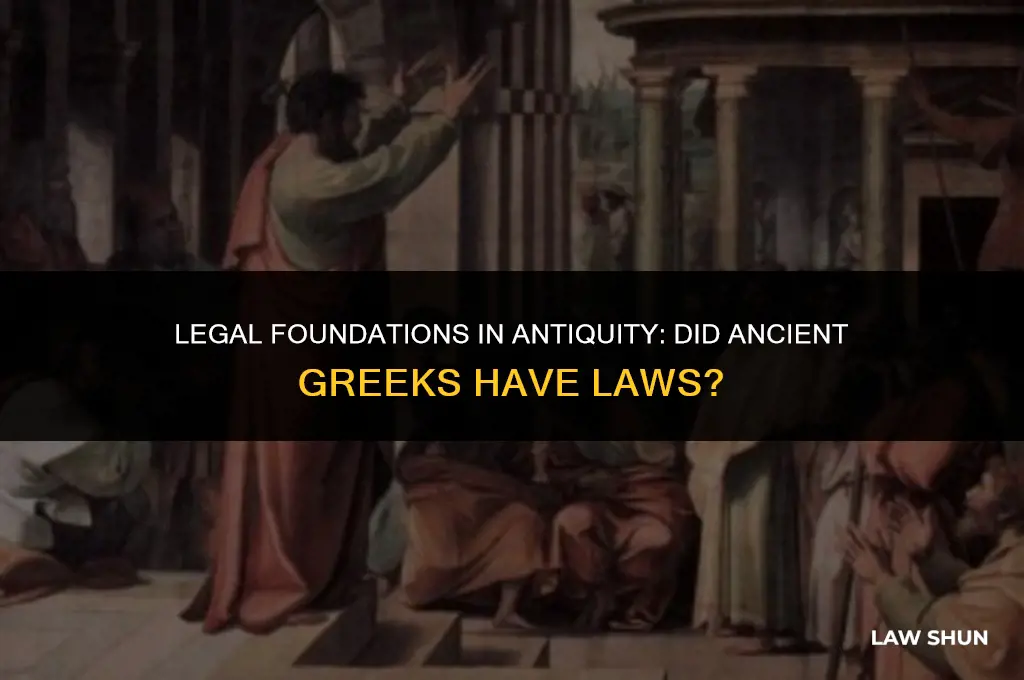 did the ancient greeks have laws