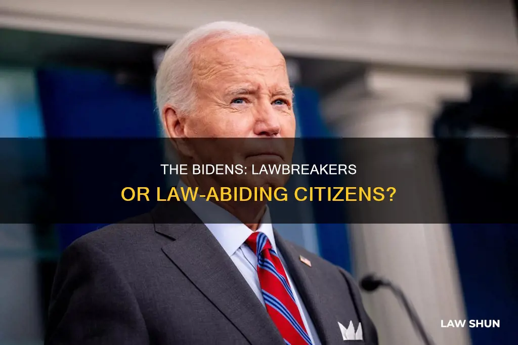 did the bidens break the law