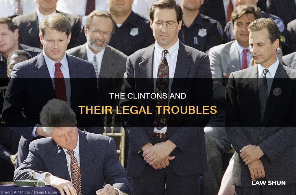 did the clintons break the law