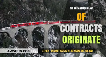 The Evolution of Contract Law: Common Law Origins