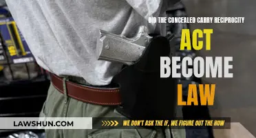 Concealed Carry Reciprocity Act: Law or Not?