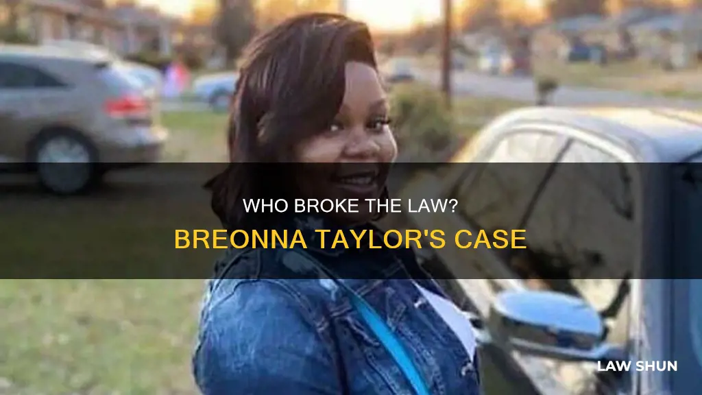 did the cops that killed breonna taylor break the law