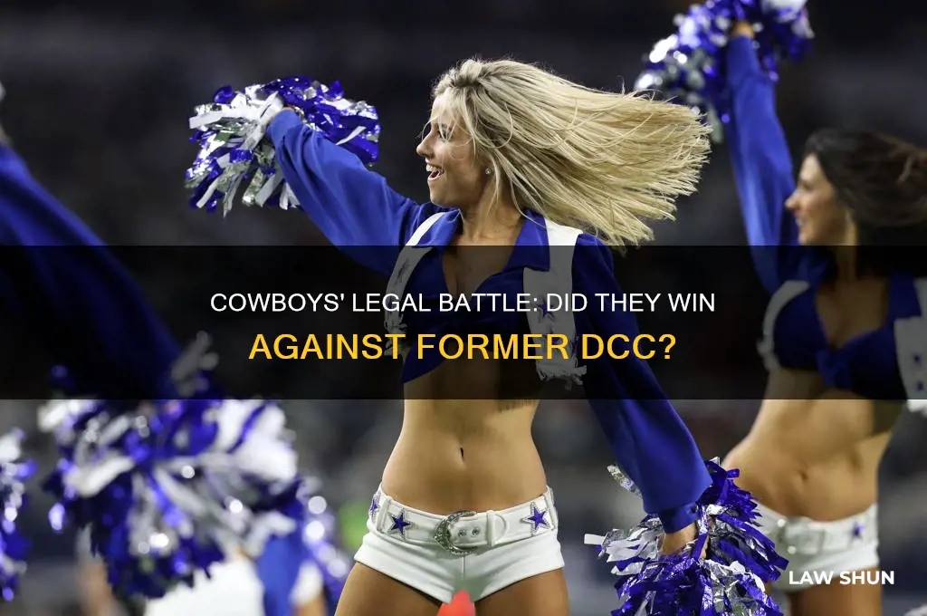did the cowboys win the law suit against former dcc