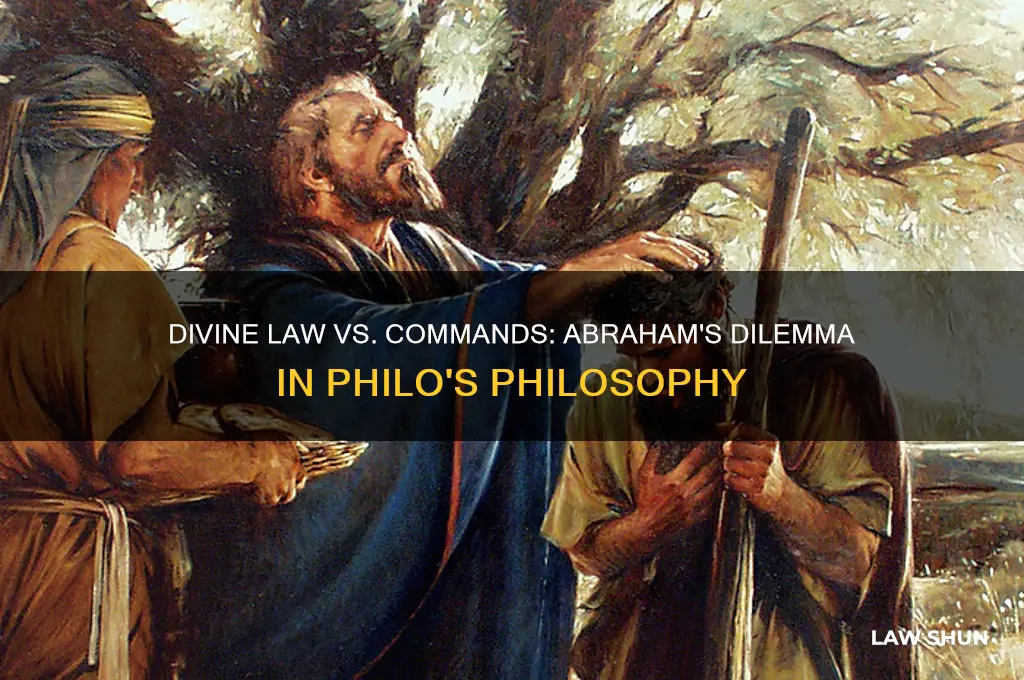 did the divine law and the divine commands abraham philo