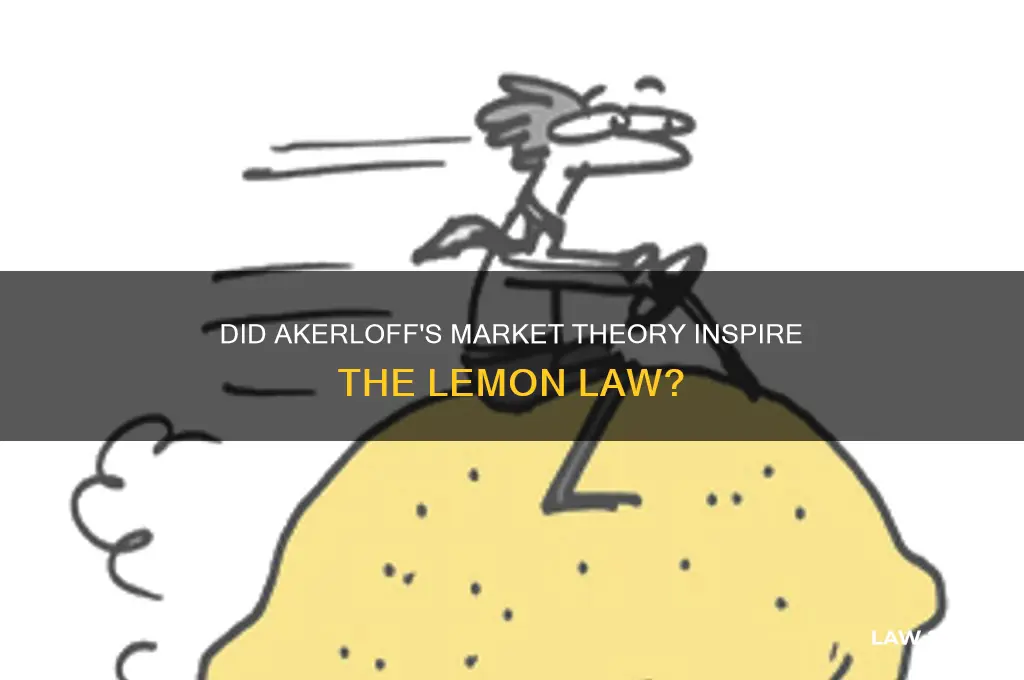 Did Akerloff's Market Theory Inspire The Lemon Law? | LawShun