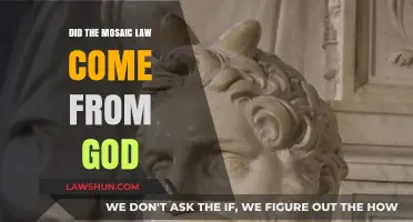 Did the Mosaic Law Originate from God? Exploring Divine Authority