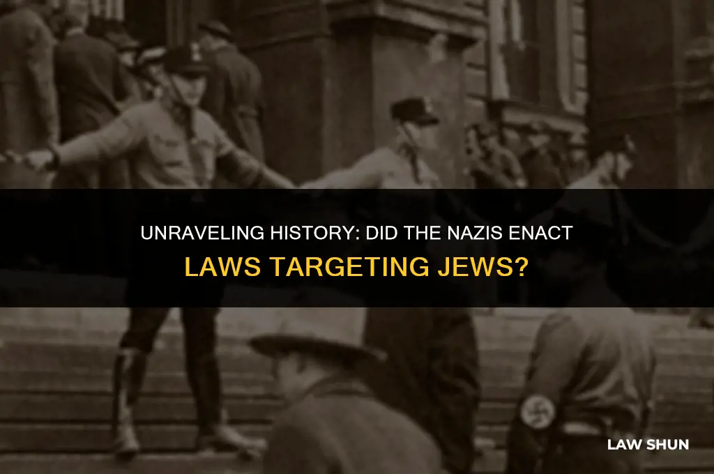 did the nazis jews have laws