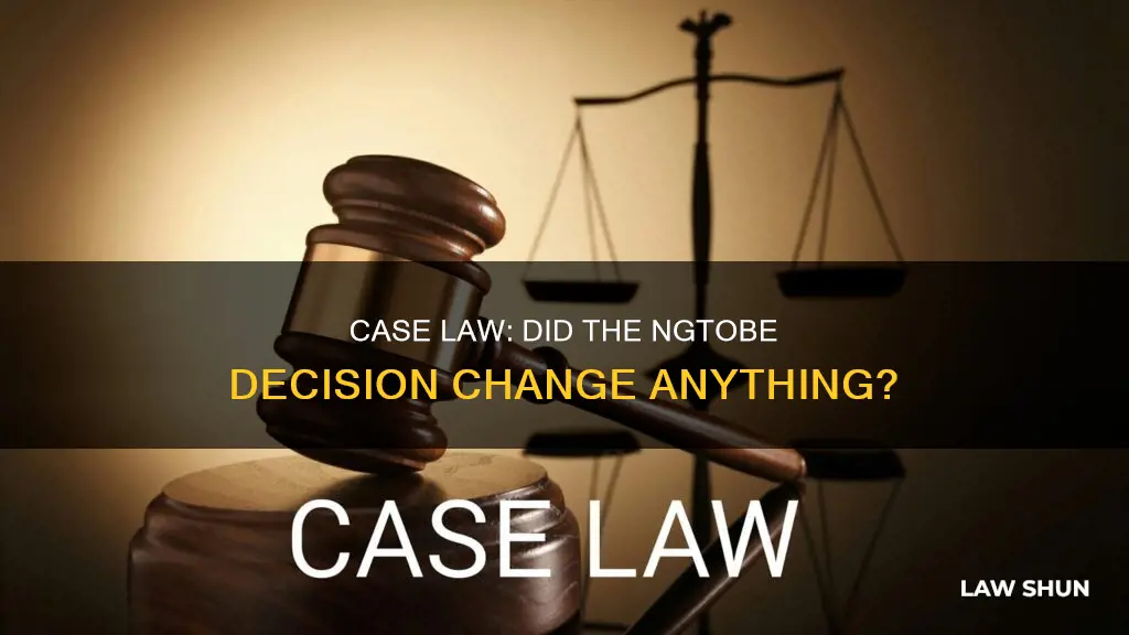 did the ng to be case law