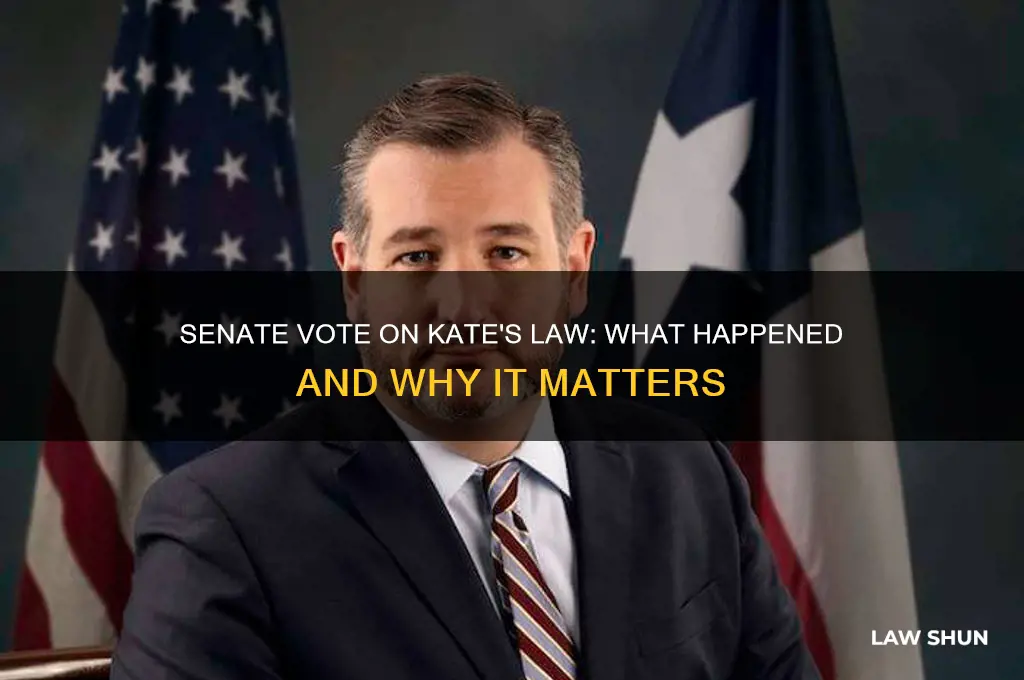 did the senate vote on kate